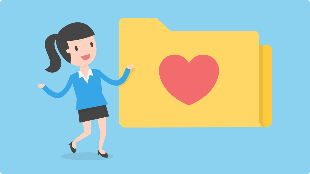 Using the Favorites Bar for Email Folders